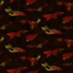 38068: Farbiges Laubkunstwerk