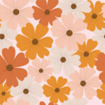 38851: Retro Cosmos Flower