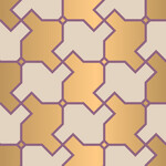 39131: Goldenes Formgitter
