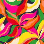 39542: Abstrakte exotische Blüte