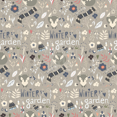 Verlinkte Abbildung des Stoffmusters mit dem   DIY Adventskalender . Linked zur laufenden Meterware mit diesem Muster bei www.stoff.love.