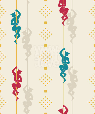 Verlinkte Abbildung des Stoffmusters mit dem   DIY Adventskalender . Linked zur laufenden Meterware mit diesem Muster bei www.stoff.love.