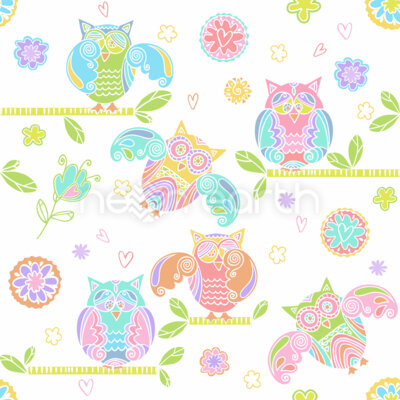Owls On Branches