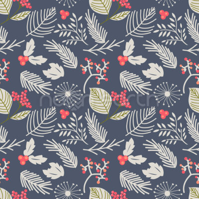 Winter Berry Pattern