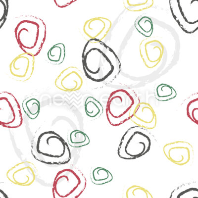 Abstract Chalk Curls