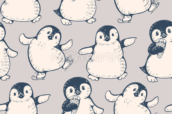 Penguins Love Ice-cream