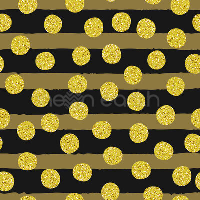 Brush Stripes And Ornate Dots