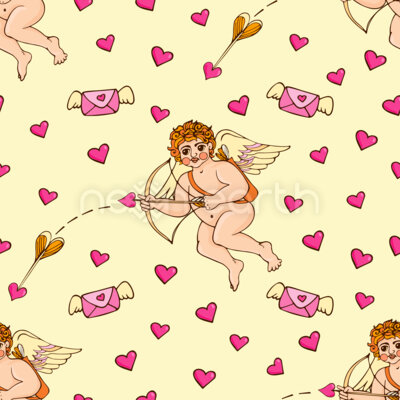 Cupid On Valentines Day