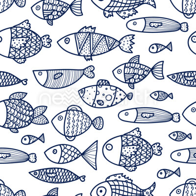 Outlined Fishes