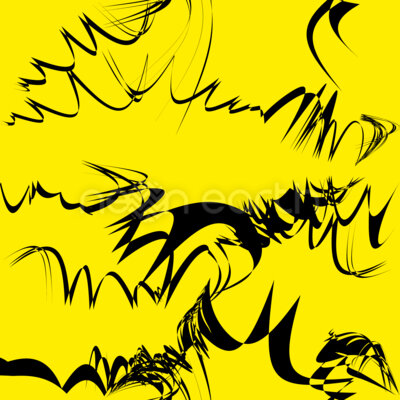 Calligraphy On Yellow