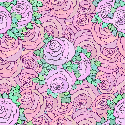 Blooming Rose Garden