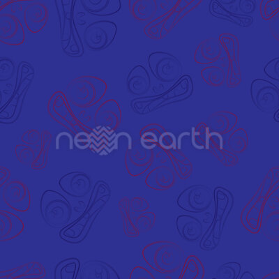 Lovely frightened cartoon monsters