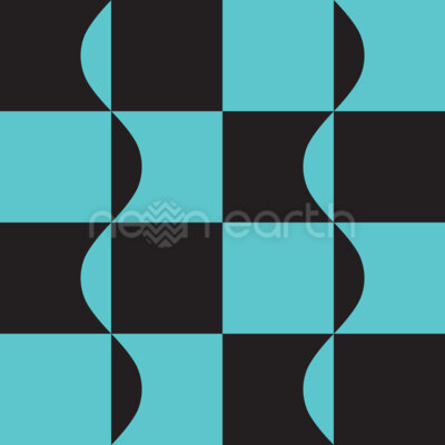 Combination of Squares And Wavy Lines