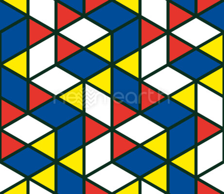 Diamonds in Mondrian Style