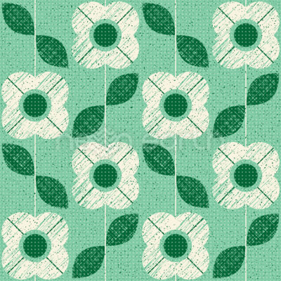 Retro Flower Check