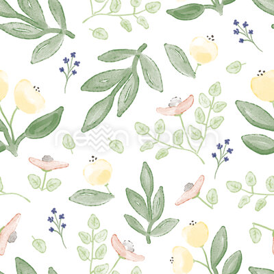 Small Watercolor Flowers