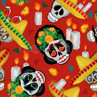 Skull And Sombrero