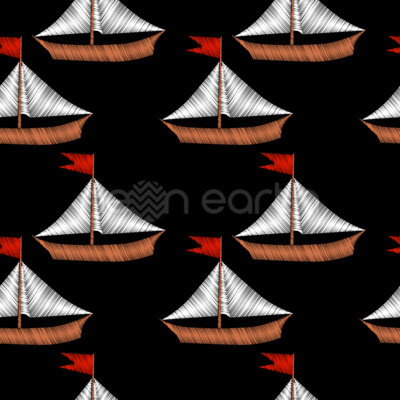 Boat Embroidery