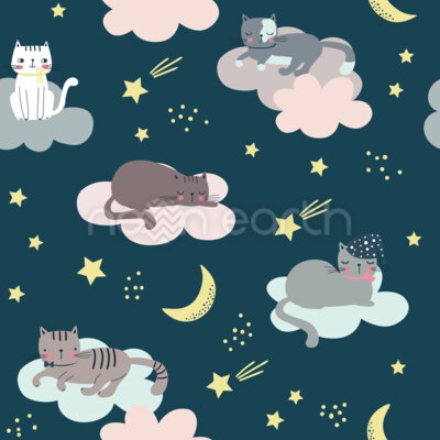 Cats Sleeping In The Clouds