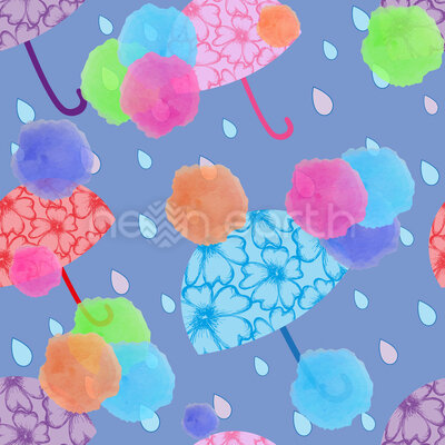 Raining Umbrellas
