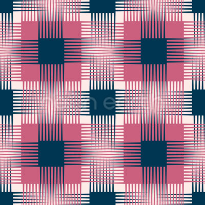 Abstract Tartan Depiction