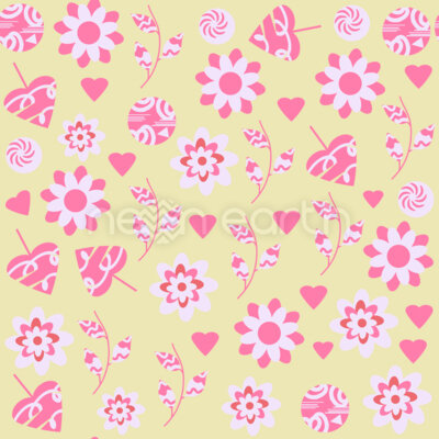 Elegant Flowers And Shapes