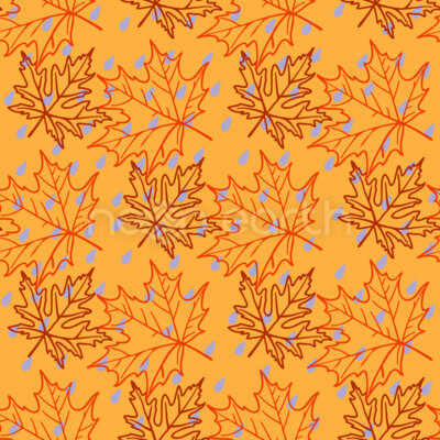 Autum Leaves and Rain