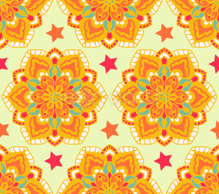 Stars And Decorative Circles