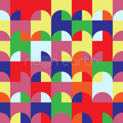 Abstract Circles And Squares