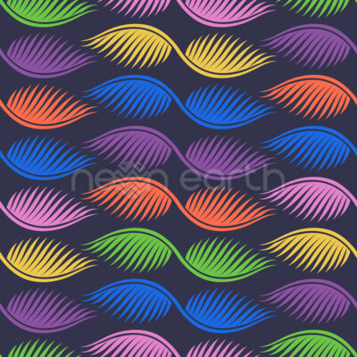 Abstract Palm Leaves