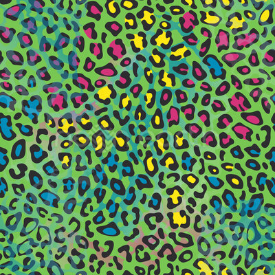Colorful Abstract Leopard