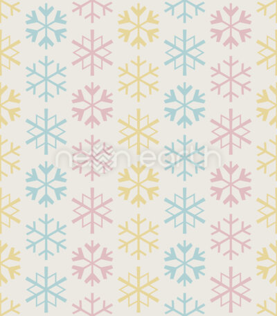 Pastel Snowflakes