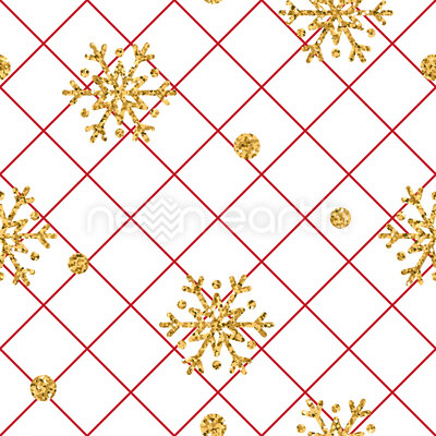 Golden Snow On Tiles