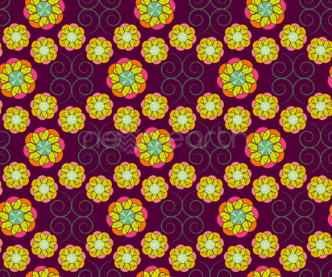 Arabic Flower Chains