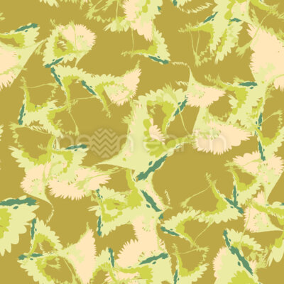 Abstract Fluffy Leaves