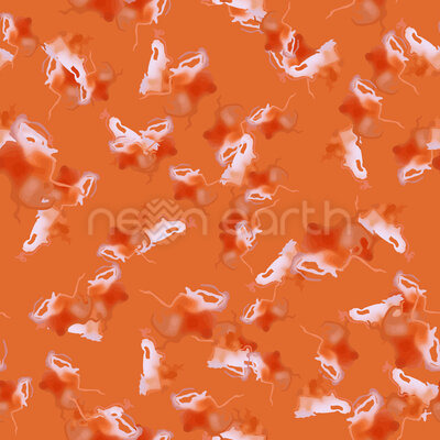 Abstract Salmon With Rice