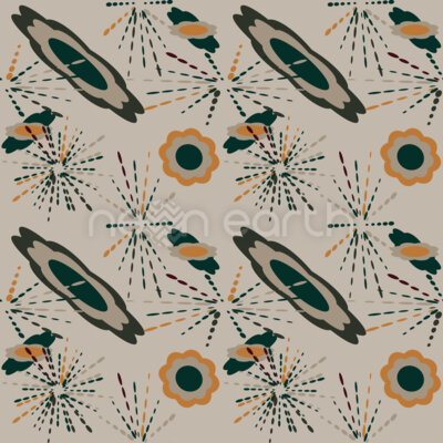 Abstract Eighties Flower