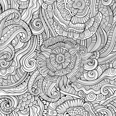 Monochrome Fantasy Garden