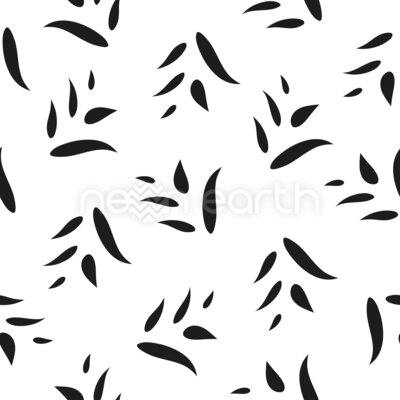 Abstract Leaf Silhouettes
