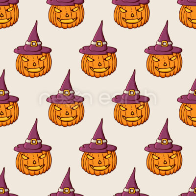 Witch Pumpkin Head