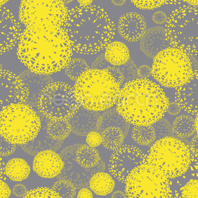 Abstract Neon Circles