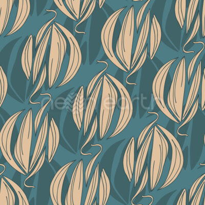 Abstract Floral Shadows