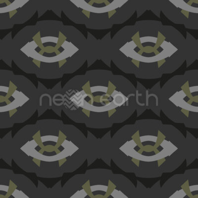 Wavy Stripes With Shapes