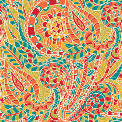 Colorful Paisley Art