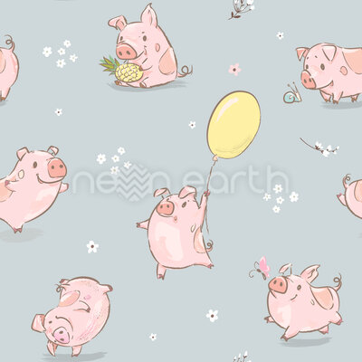 Joyful Baby Pigs