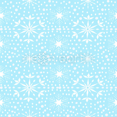Snowflakes And Dots