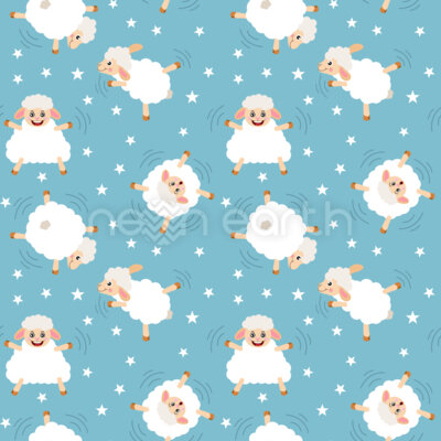 Cute Sheep In The Sky