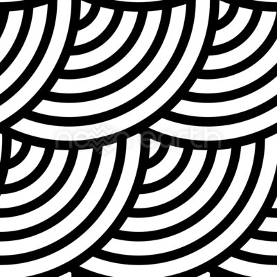 Overlapping Striped Circales