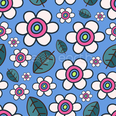 Sixties Flower Doodle