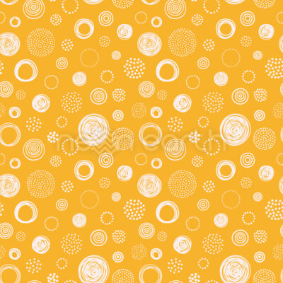 Doodled Circles And Dots